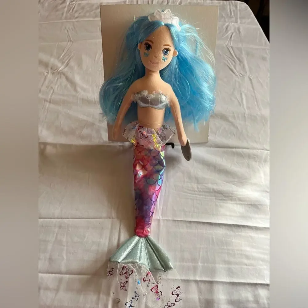 Aurora Cheeky’s Butterfly Mermaid Doll Eco Friendly NWT